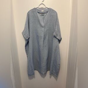 Poetry Linen Shift Dress